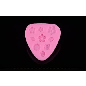 camold246_leaves_with_different_flowers_silicone_mold_1