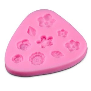 Leaves with different flowers Silicone Clay Mould