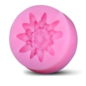 Single Patterned Flowers ( Design 1) Silicone Clay Mould