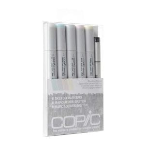 Copic 6pc Sketch Markers Set - Blending Basics