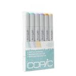 Copic 6pc Sketch Markers Set - Pale Pastels