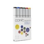 Copic 6pc Sketch Markers Set - Bold Primaries
