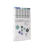 Copic 6pc Sketch Markers Set - Sea & Sky