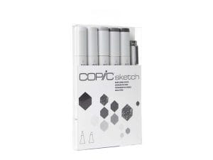 Copic 6pc Sketch Markers Set - Sketching Grays