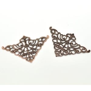 Metal Filigree Corners for Mini Album (Set of 20 pcs)