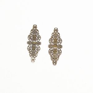 Metal Filigree Connectors for Mini Album (Set of 10 pcs)