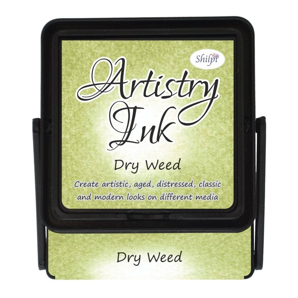 Shilpi Artistry Ink Pad - Dry Weed dryweed Shilpi Artistry Ink Pad - Dry Weed