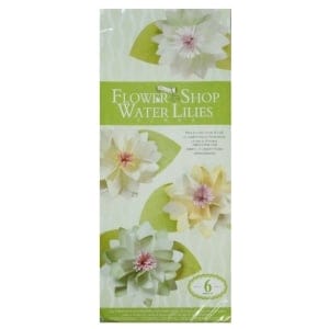 DIY Paper Flower making Kit by EnoGreeting - Water Lilies