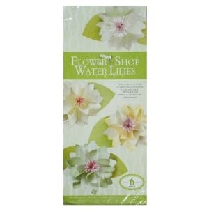 DIY Paper Flower making Kit by EnoGreeting - Water Lilies