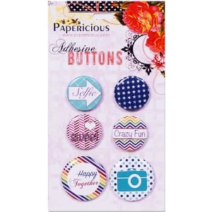 Papericious Adhesive Buttons - Often