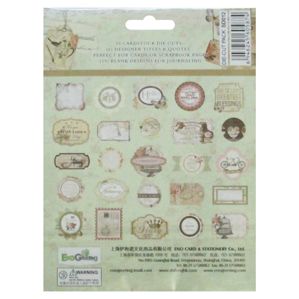EnoGreeting Die Cut Pack (25 pcs) - Design 9 sd012 enogreeting die cut pack packof 25pcs 1 sd012_enogreeting_die_cut_pack_packof_25pcs_1