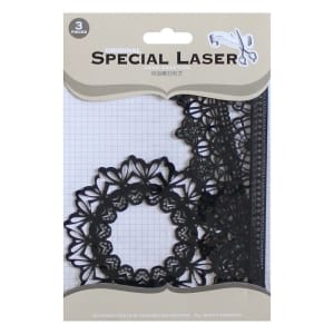 Original Special Laser Cuts by EnoGreeting (Set of 3 pcs) - Doilies and Laces
