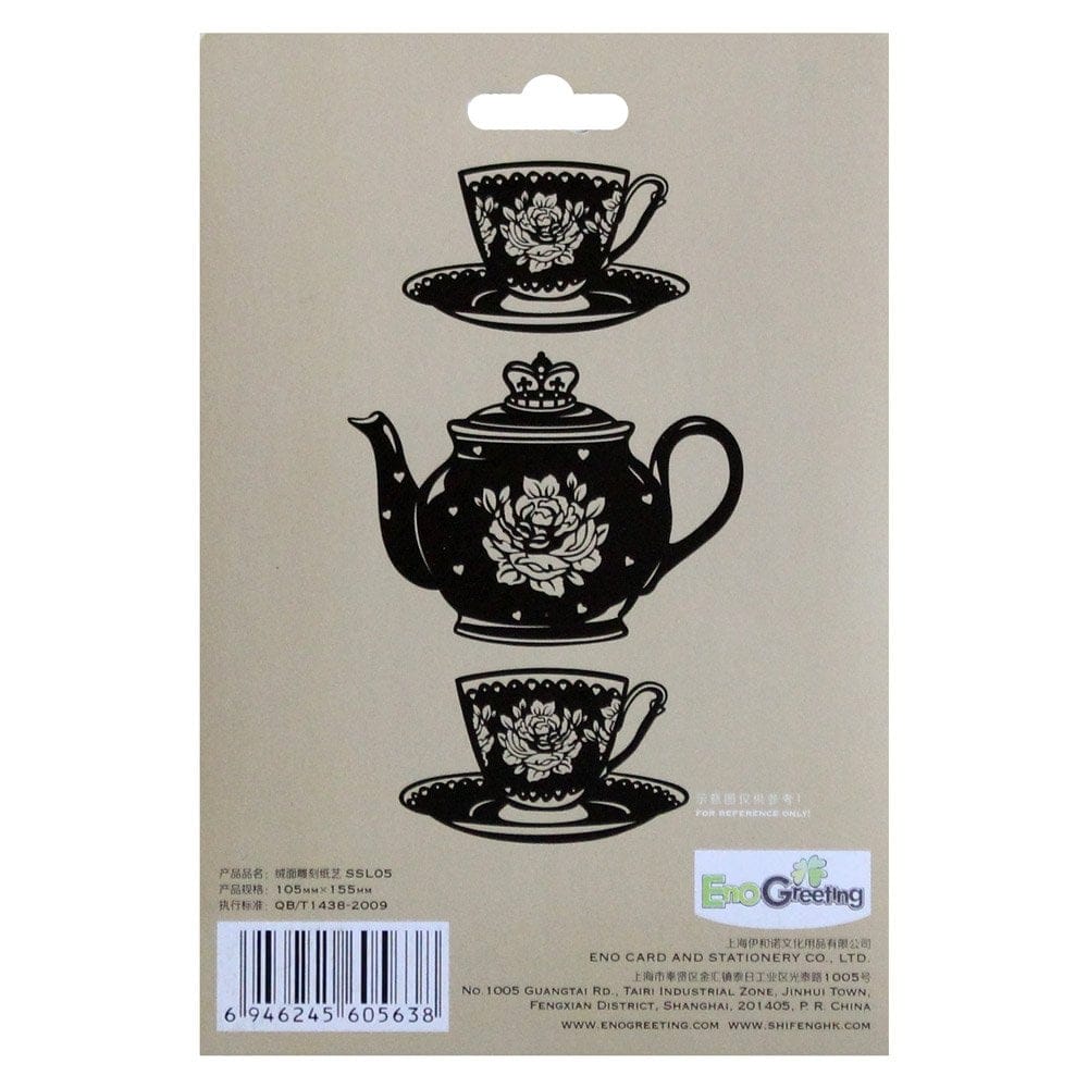 Original Special Laser Cuts by EnoGreeting (Set of 3 pcs) - Its Teatime ssl05 original special laser cuts enogreeting its teatime 2 ssl05_original_special_laser_cuts_enogreeting_its_teatime_2