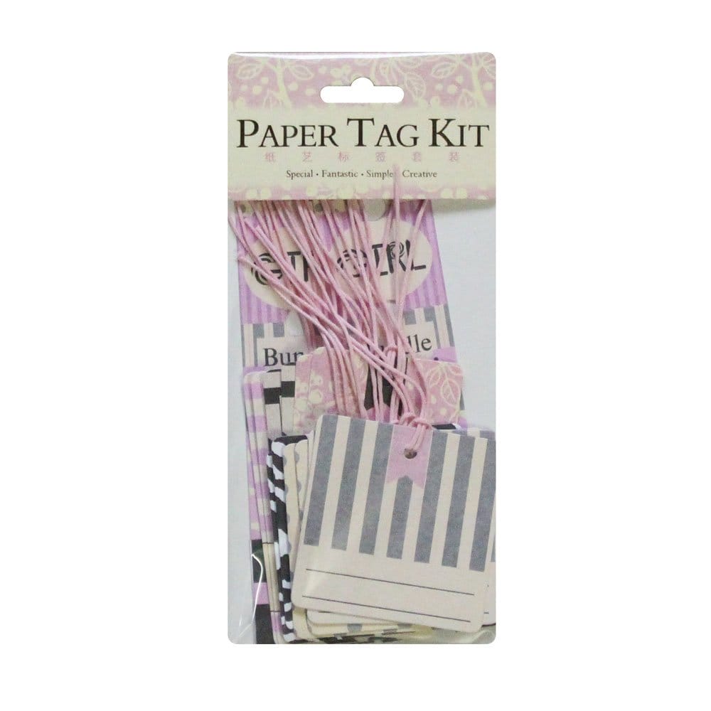 DIY Paper Tag Kit by EnoGreeting - Baby Girl tk010 diy paper tag kit enogreeting babygirl DIY Paper Tag Kit by EnoGreeting - Baby Girl