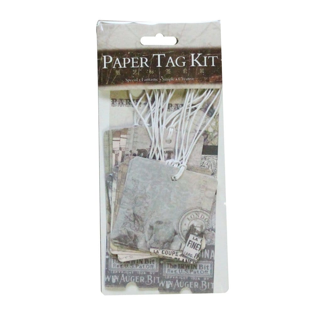 DIY Paper Tag Kit by EnoGreeting - European tk018 diy paper tag kit enogreeting european DIY Paper Tag Kit by EnoGreeting - European