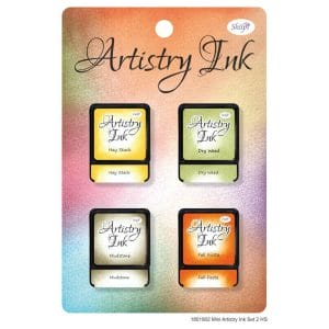 Shilpi Artistry Mini Ink Pad Set 2 - HS (Set of 4)