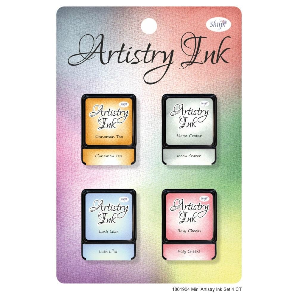 Shilpi Artistry Mini Ink Pad Set 4 - CT (Set of 4) 1801904 mini set 4 ct Shilpi Artistry Mini Ink Pad Set 4 - CT (Set of 4)