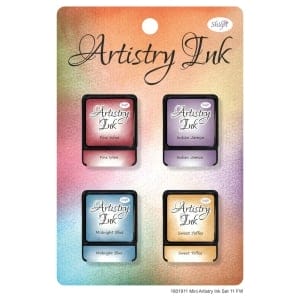 Shilpi Artistry Mini Ink Pad Set 11 - FW (Set of 4)