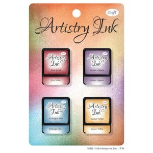 Shilpi Artistry Mini Ink Pad Set 11 - FW (Set of 4)