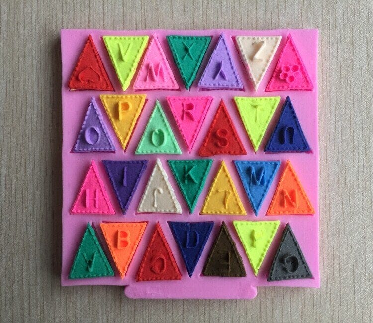 Alphabet Banner Silicone Clay Mould camold262 alphabets banner silicone mold 1 camold262_alphabets_banner_silicone_mold_1