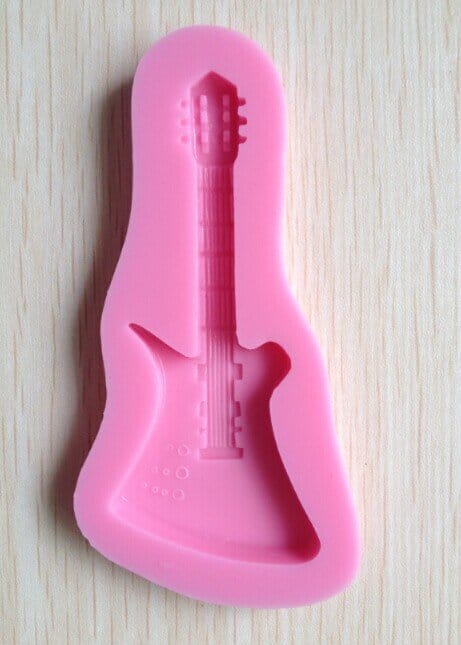Guitar Silicone Clay Mould camold263 guitar silicone mold for clay camold263_guitar_silicone_mold_for_clay