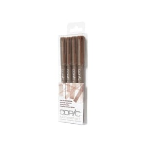Copic 4pc Multiliner Set - Brown