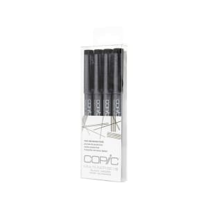 Copic 4pc Multiliner Set - Black (A)