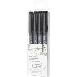 Copic 4pc Multiliner Set - Black (A)