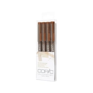 Copic 4pc Multiliner Set - Sepia