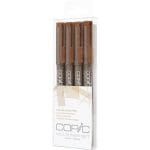 Copic 4pc Multiliner Set - Sepia