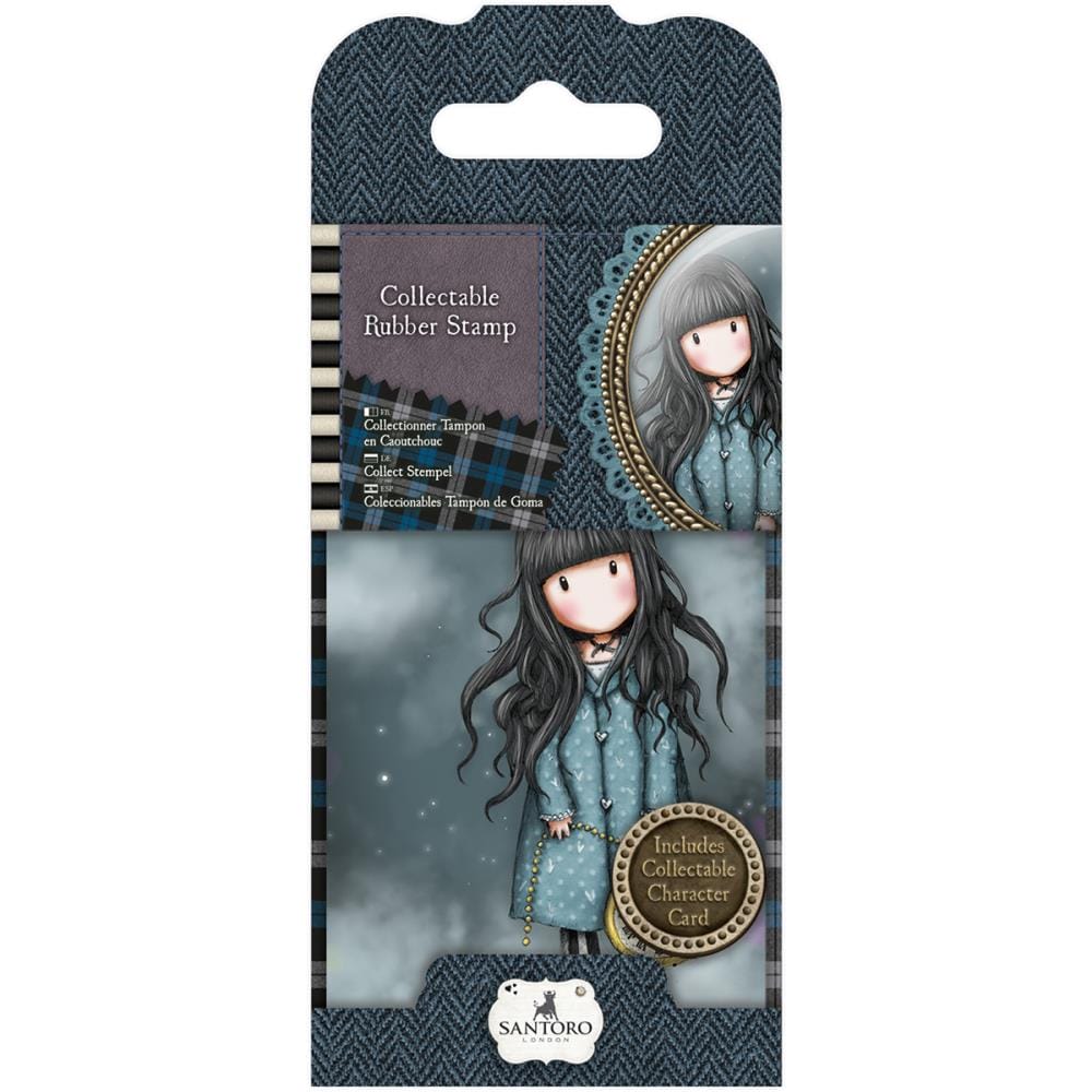 Santoro Gorjuss Mini Rubber Stamp - The White Rabbit