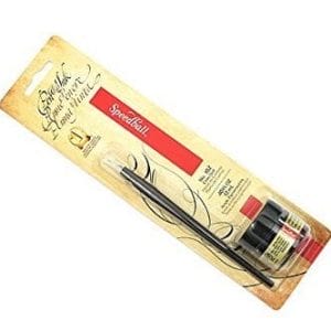 Speedball Black Pen and Ink Carded