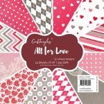 CrafTangles Scrapbook Paper Pack - All For Love (12"x12")