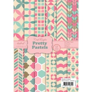 CrafTangles Scrapbook Paper Pack - Pretty Pastels (A4)