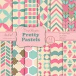 CrafTangles Scrapbook Paper Pack - Pretty Pastels (A4)