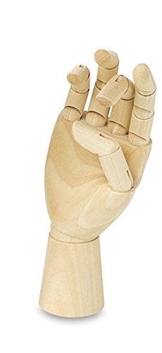 Wooden Hand Manikin 10" brustro wooden hand manikins Manikins
