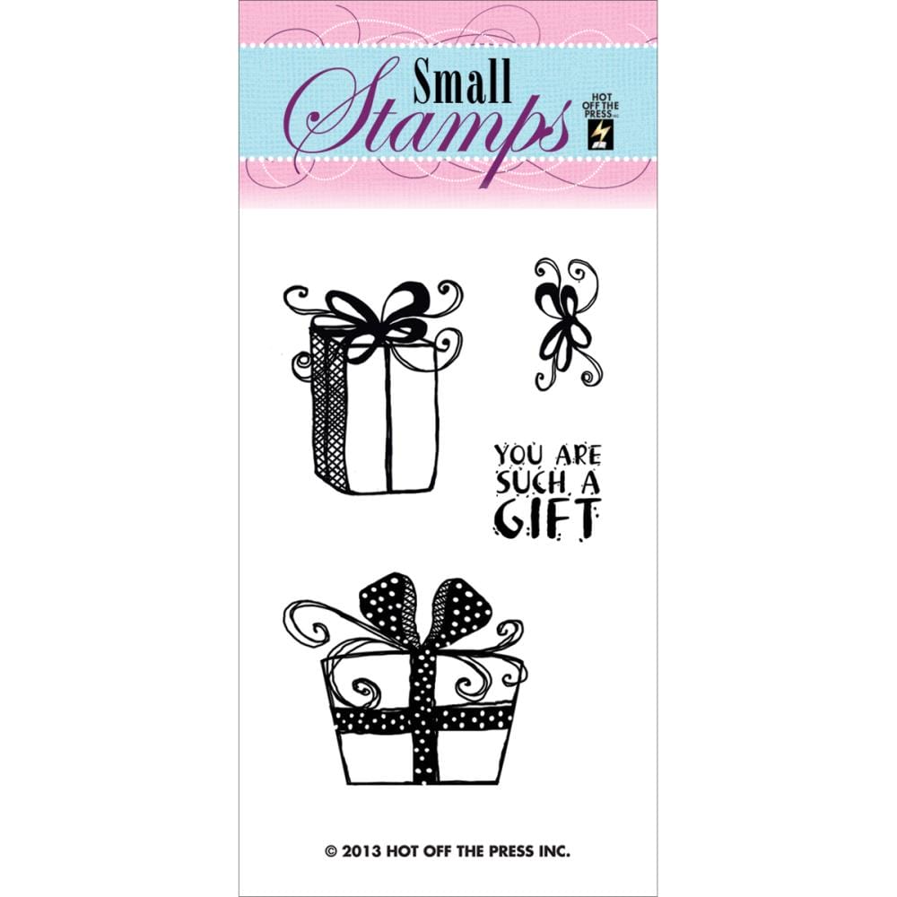 Hot Off The Press Acrylic Stamp - Gifts hop1111 hot of the press stamps gifts Hot Off The Press Acrylic Stamp - Gifts
