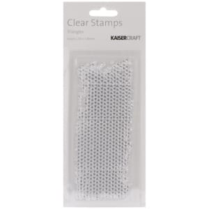 KaiserCraft Texture Clear Stamps - Triangles