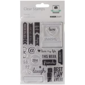 KaiserCraft Clear Stamps - Polaroid
