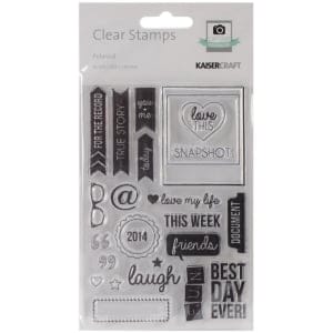 KaiserCraft Clear Stamps - Polaroid