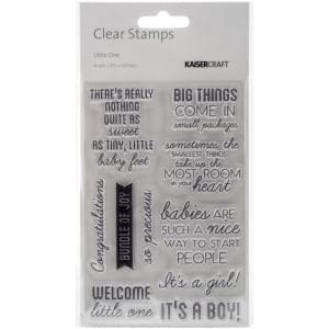 KaiserCraft Clear Stamps - Little One