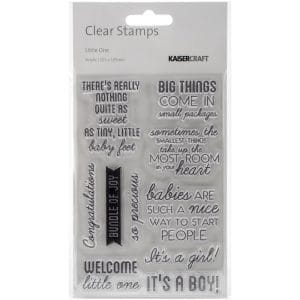 KaiserCraft Clear Stamps - Little One