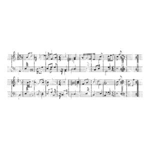 KaiserCraft Texture Clear Stamps - Sheet Music