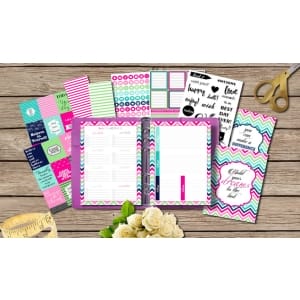 Papericious Plan in Style Planner Kit - Color Splash (With Binder)