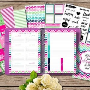 Papericious Plan in Style Planner Kit - Color Splash (With Binder)