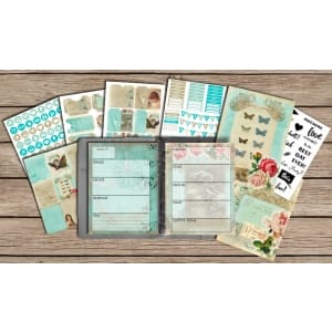 Papericious Plan in Style Planner Kit - Retro Chic (With Binder)