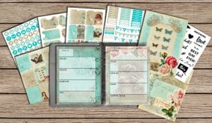 Papericious Plan in Style Planner Kit - Retro Chic (With Binder)