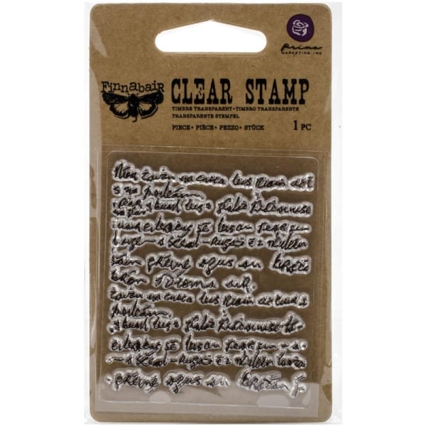 Prima's Finnabair Collections Clear Stamp - Messy