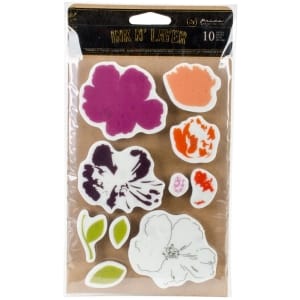 Prima Ink N Layer Stamp - Fragrant Flora