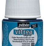 Pebeo Vitrea 160 Glossy Glass Paint 45ml Bottle - Turquoise